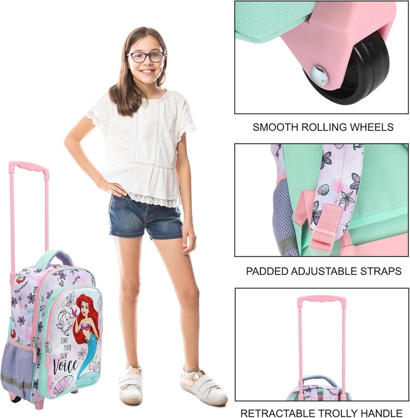 Bio World حقيبة سفر متدحرجة 16" من أرييل حورية البحر - ابحث عن صوتك - Image 3
